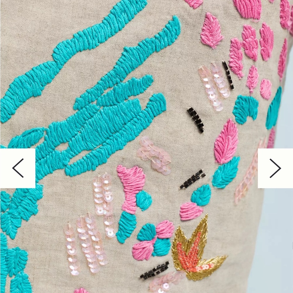 Tracy Reese x Anthropologie Albury Texted Pencil Skirt - Picture 2 of 5